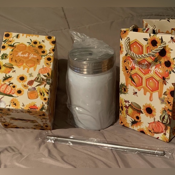 Sublimation Tumbler w/Straw (Today I Choose Joy) - Picture 3 of 4